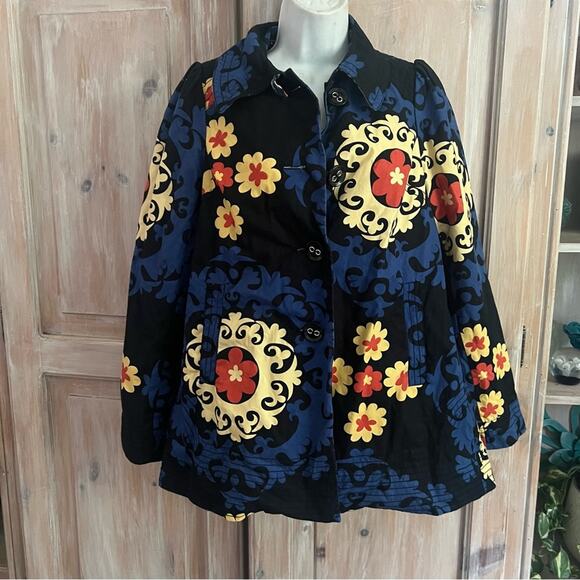 Bica Cheia Anthropologie Flower Jacket Women’s 4 - Picture 6 of 9